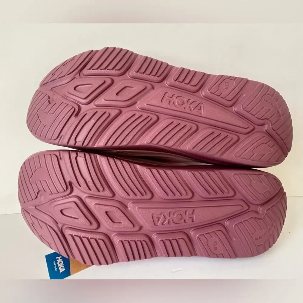 Hoka Ora recovery slide sandals mauve pink 13 NWT